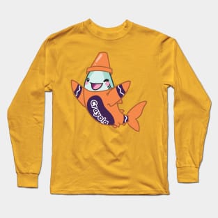 Byte's Costume: Crayon Long Sleeve T-Shirt